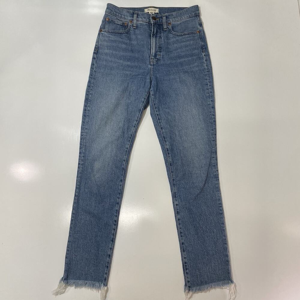Madewell Women’s The Perfect Vintage Jean Wide Leg Blue Jeans Denim 27T Tall